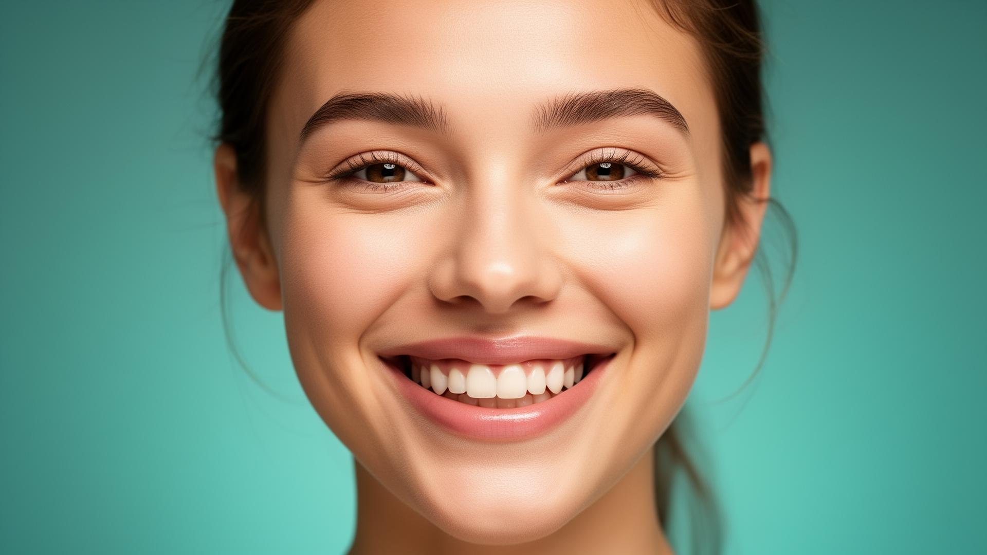 A bright, confident smile crafted with myline aligners